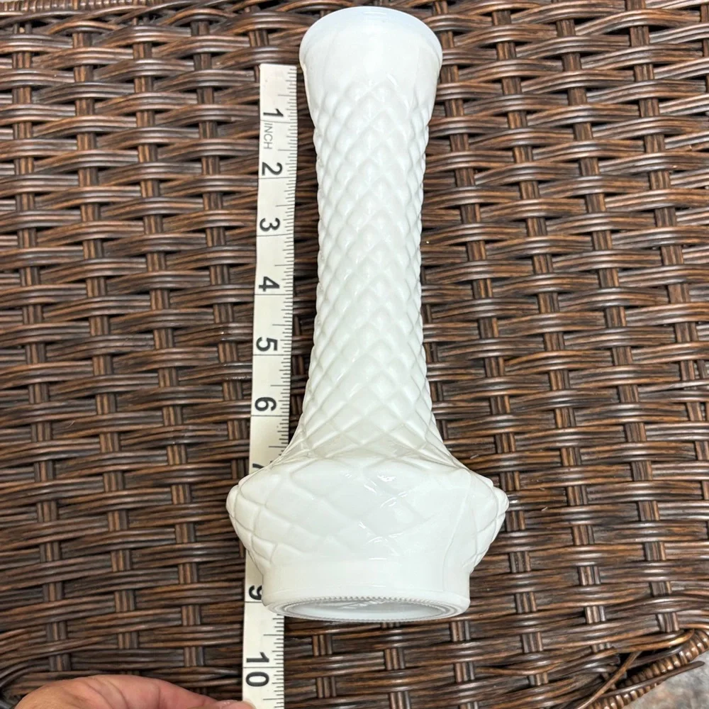 A.L. Randall Co. Vintage White Milk Glass Bud Vase